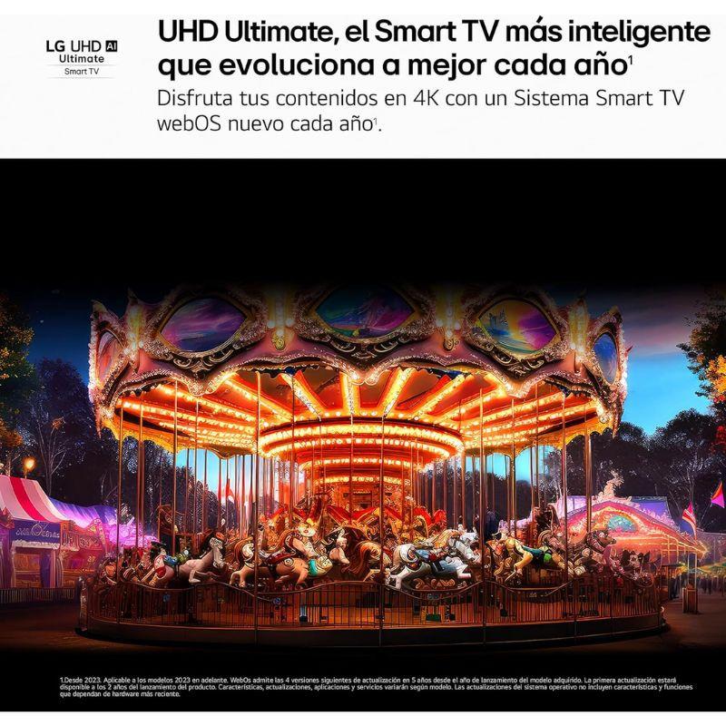 LG 55UA73006LA 55" 4K Ultra HD LED Smart TV Negro, cuenta con un sistema Smart TV webOs nuevo cada año