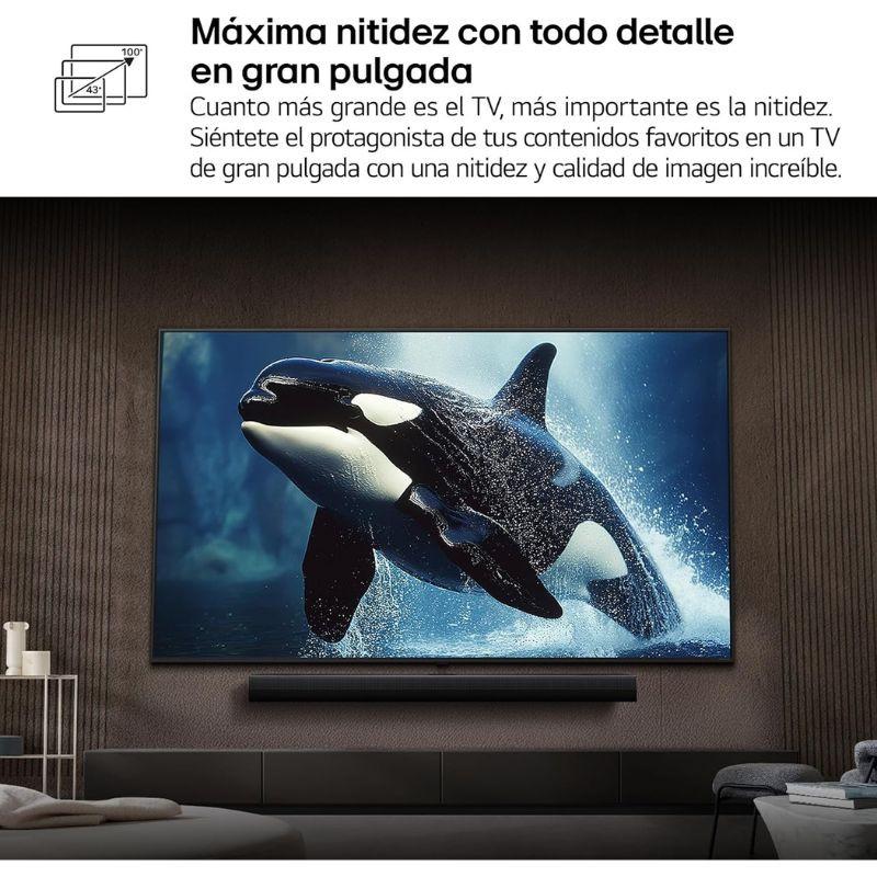 LG 55UA73006LA 55" 4K Ultra HD LED Smart TV Negro, máxima nitidez