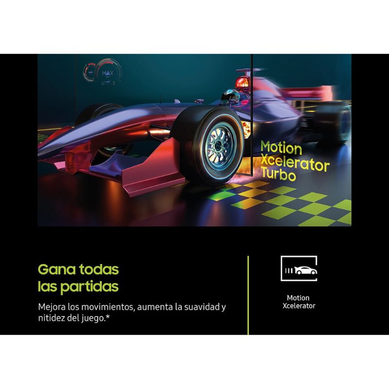 Samsung TQ50Q8FAAU 50" 4K Ultra HD QLED Smart TV Cinza, tecnologia Motion Xcelerator Turbo que melhora os movimentos e a nitidez dos jogos