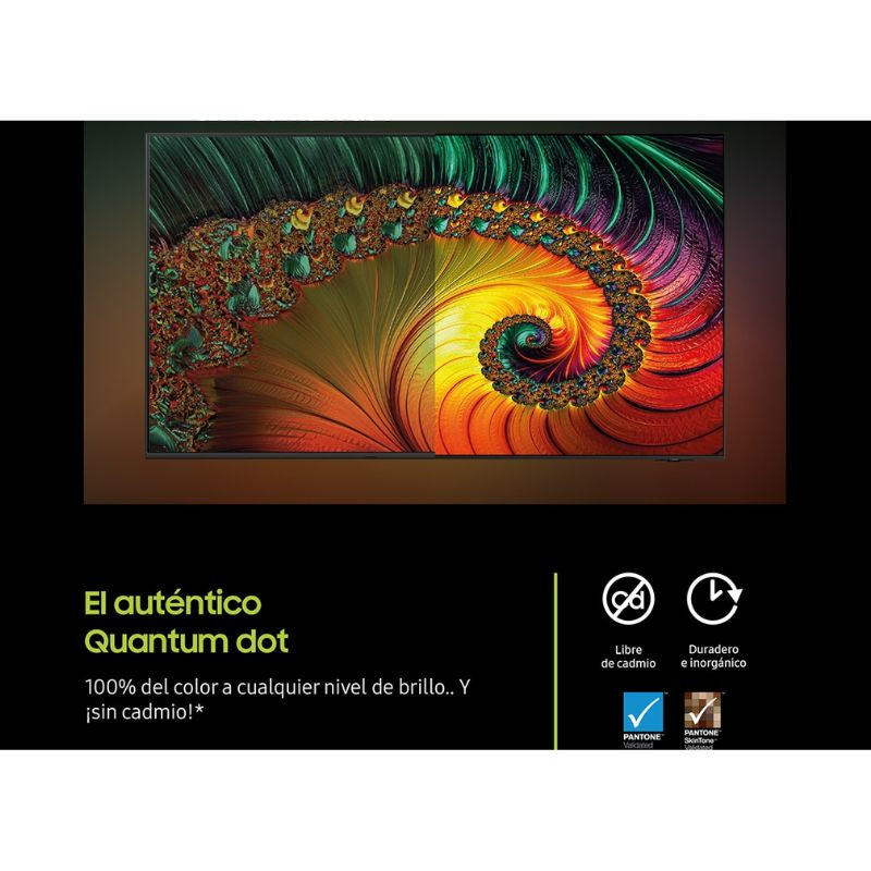 Samsung TQ50Q8FAAU 50" 4K Ultra HD QLED Smart TV Cinza, com tecnologia de cor Quantum Dot