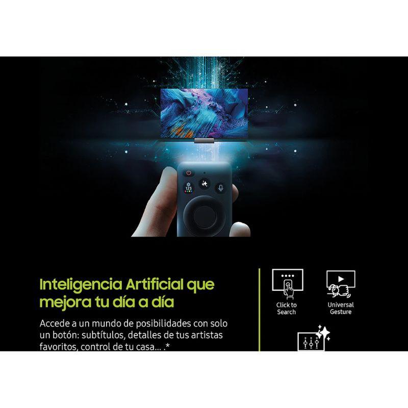 Samsung TQ50Q8FAAU 50" 4K Ultra HD QLED Smart TV Cinza, com Inteligência Artificial que melhora o seu dia a dia