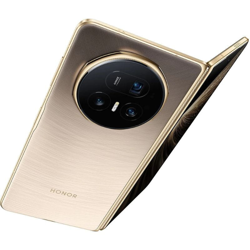 Honor Magic V5 5G 16GB/512GB Oro, imagen trasera abierto