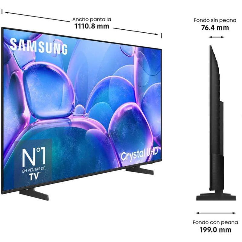 Samsung TU43U8005FU 43 4K Ultra HD LED Smart TV Negro, medidas