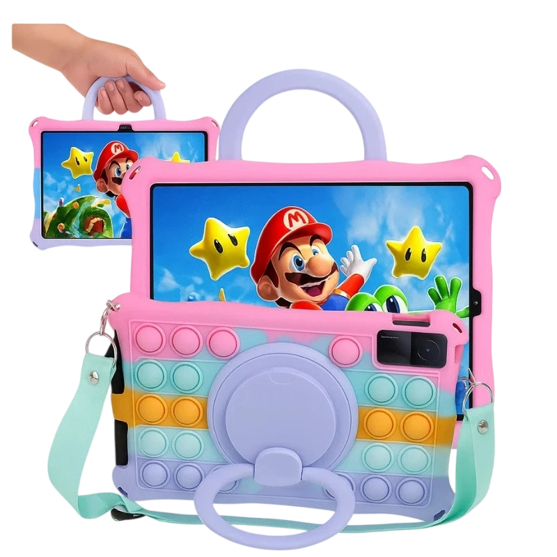 Funda Pop It antigolpes para niños Xiaomi Redmi Pad 2
