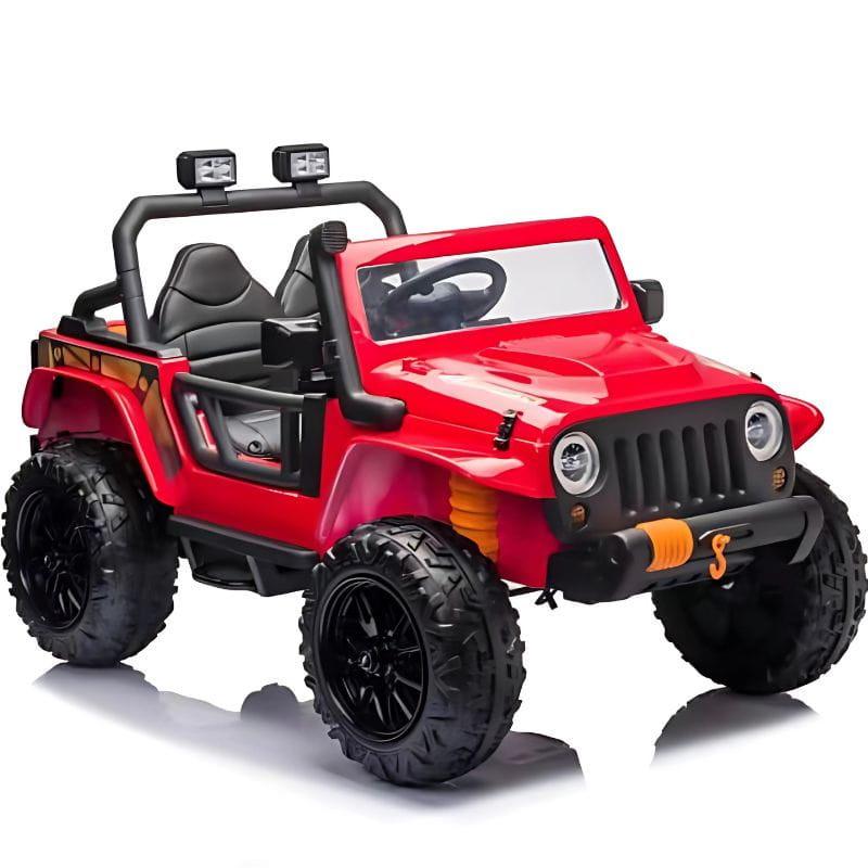 Todo-o-terreno 12V Vermelho - Carro elétrico para crianças, imagem lateral