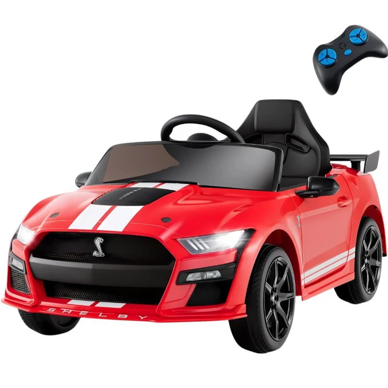 Ford Mustang Shelby GT 500 12V Rojo - Coche eléctrico para niños