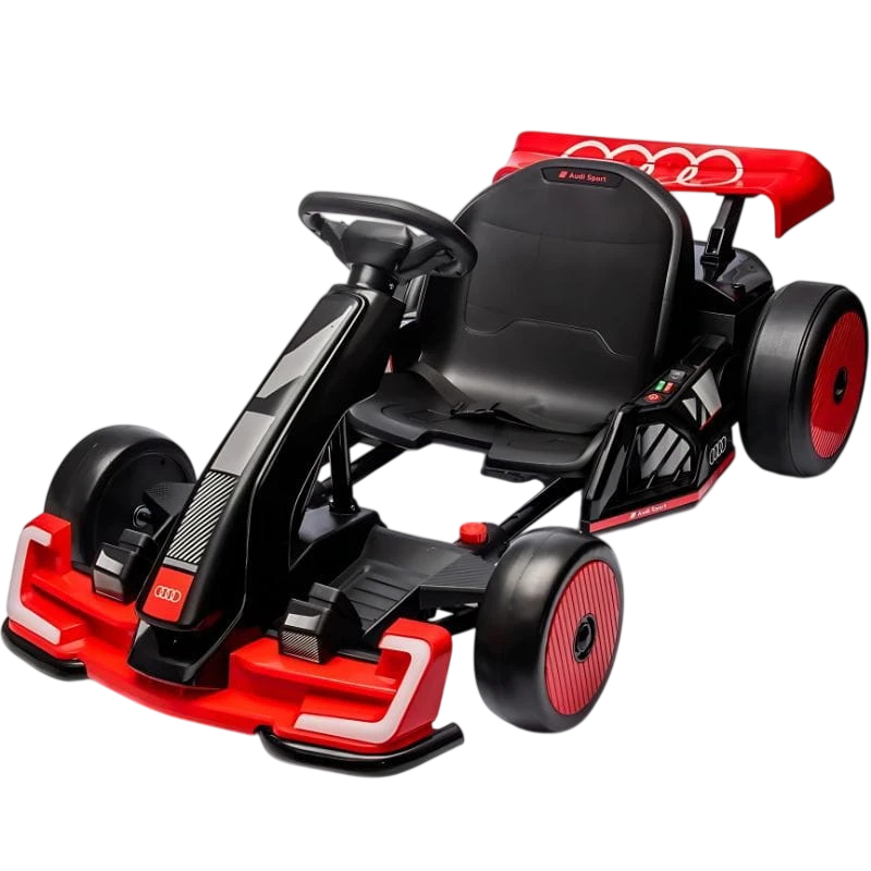 Audi GoKart 24V Rojo - Coche eléctrico para niños