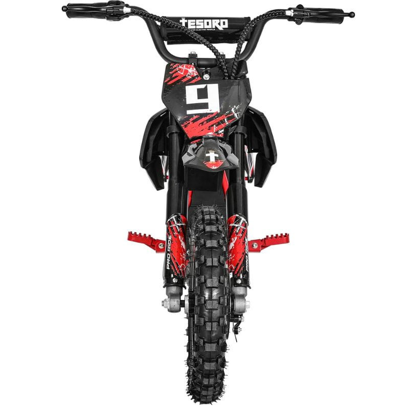 Moto de Cross 36V Vermelha - Moto elétrica para crianças, imagem frontal