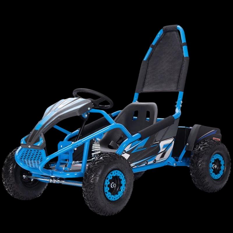 Mud Monster GoKart 48V Azul - Coche eléctrico para niños