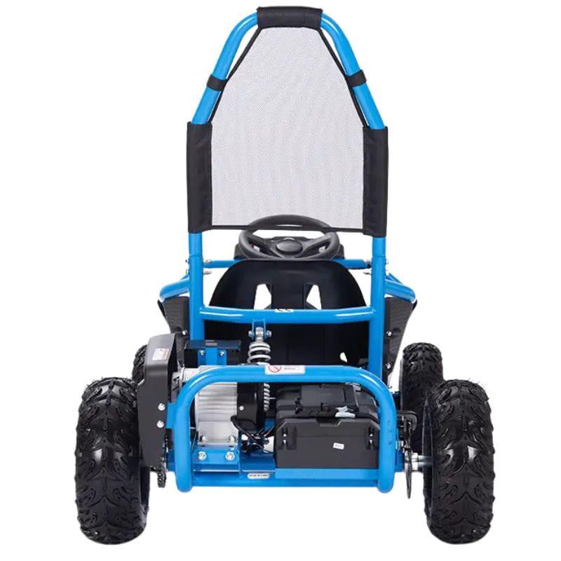Mud Monster GoKart 48V Azul - Coche eléctrico para niños, imagen trasera