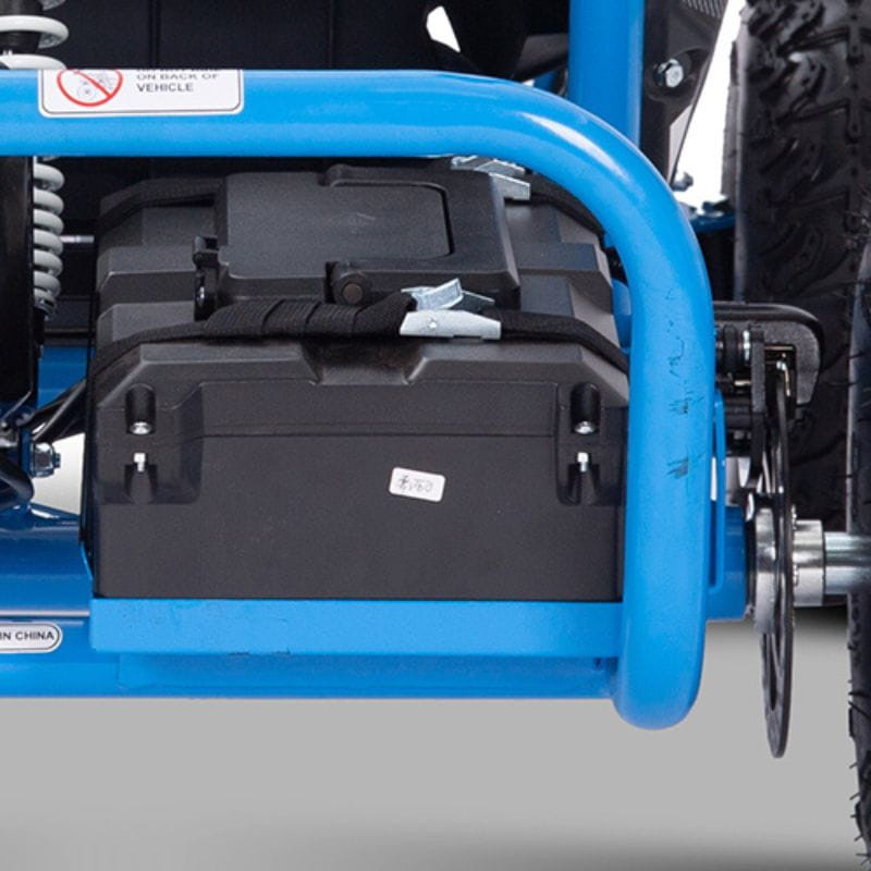 Mud Monster GoKart 48V Azul - Coche eléctrico para niños, imagen de la batería