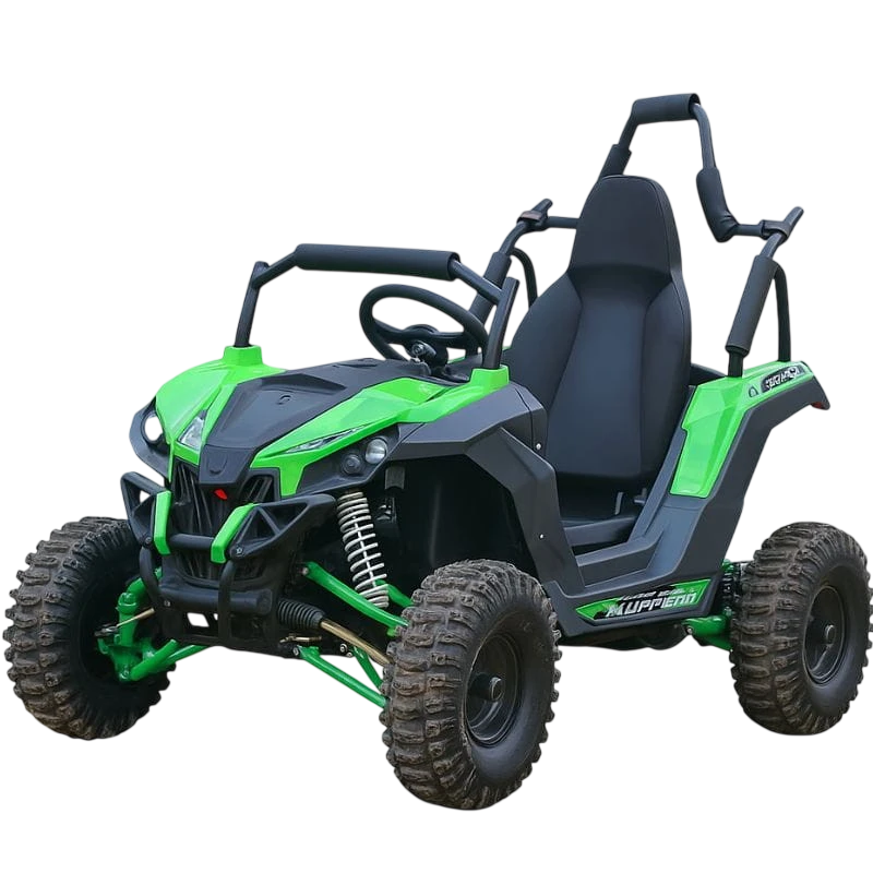 Buggy UTV Todoterreno 48V Verde - Coche eléctrico para niños
