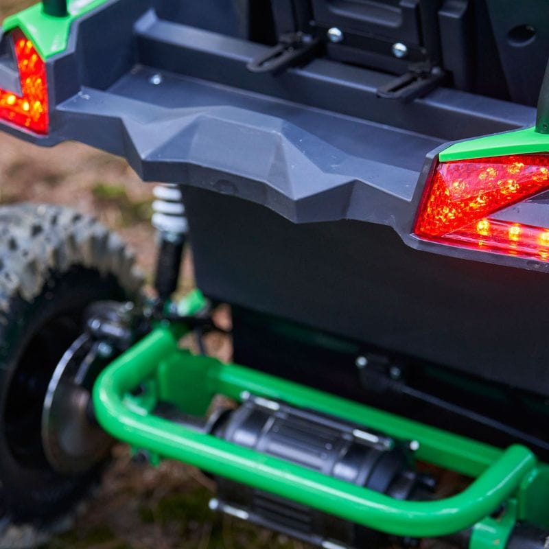 Buggy UTV tout-terrain 48 V vert - Voiture électrique pour enfants, image arrière