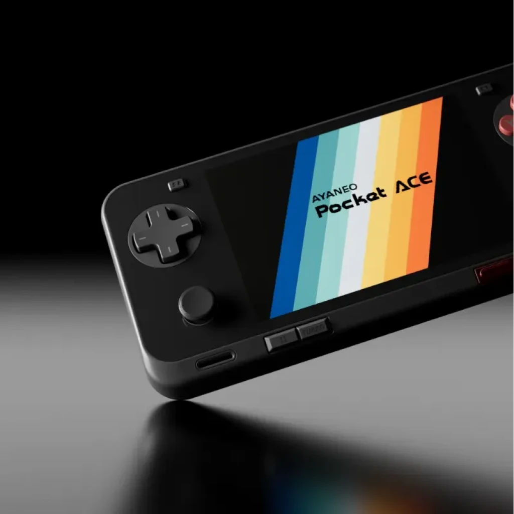 Ayaneo Pocket ACE Snapdragon G3x Gen 2 12GB/256GB Negro - detalle del diseño