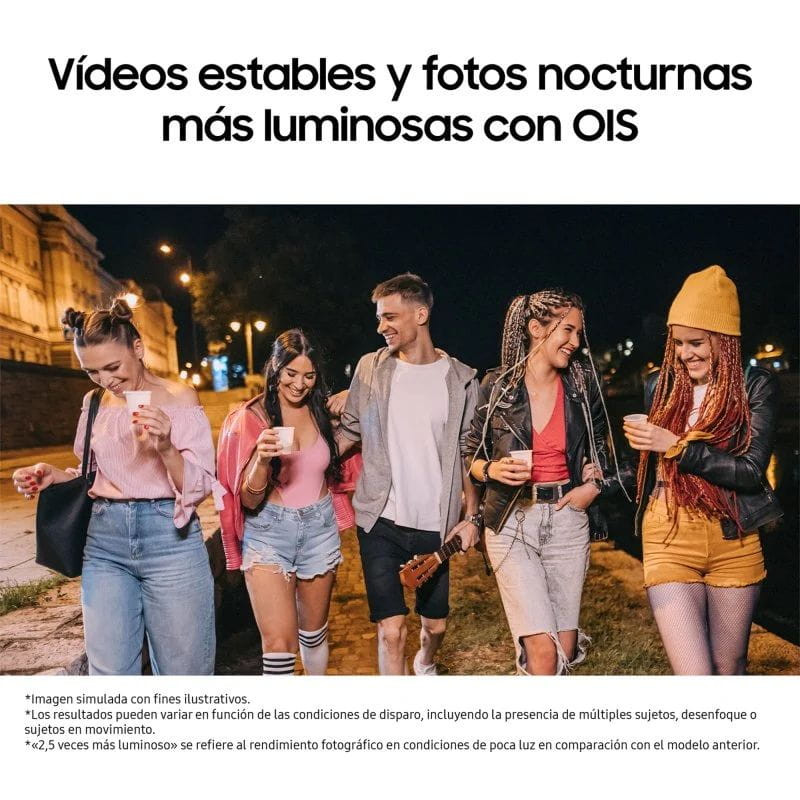 Samsung Galaxy A17 4G 8GB/256GB Gris, características de las fotos