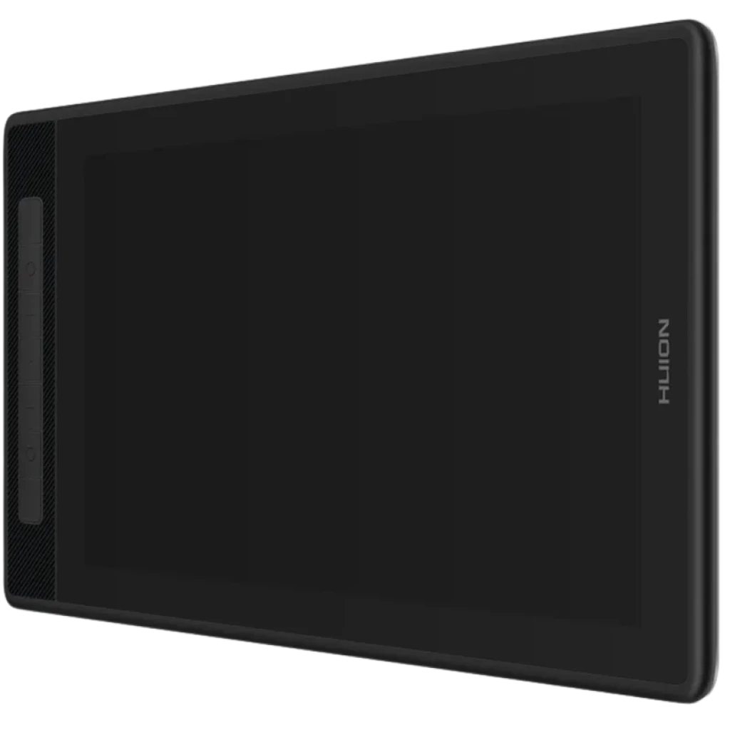Huion Kamvas Pro 13 GT1302 con pantalla IPS de 13.3 pulgadas 2.5K QHD+, cuerpo delgado, biseles negros y botones laterales para atajos