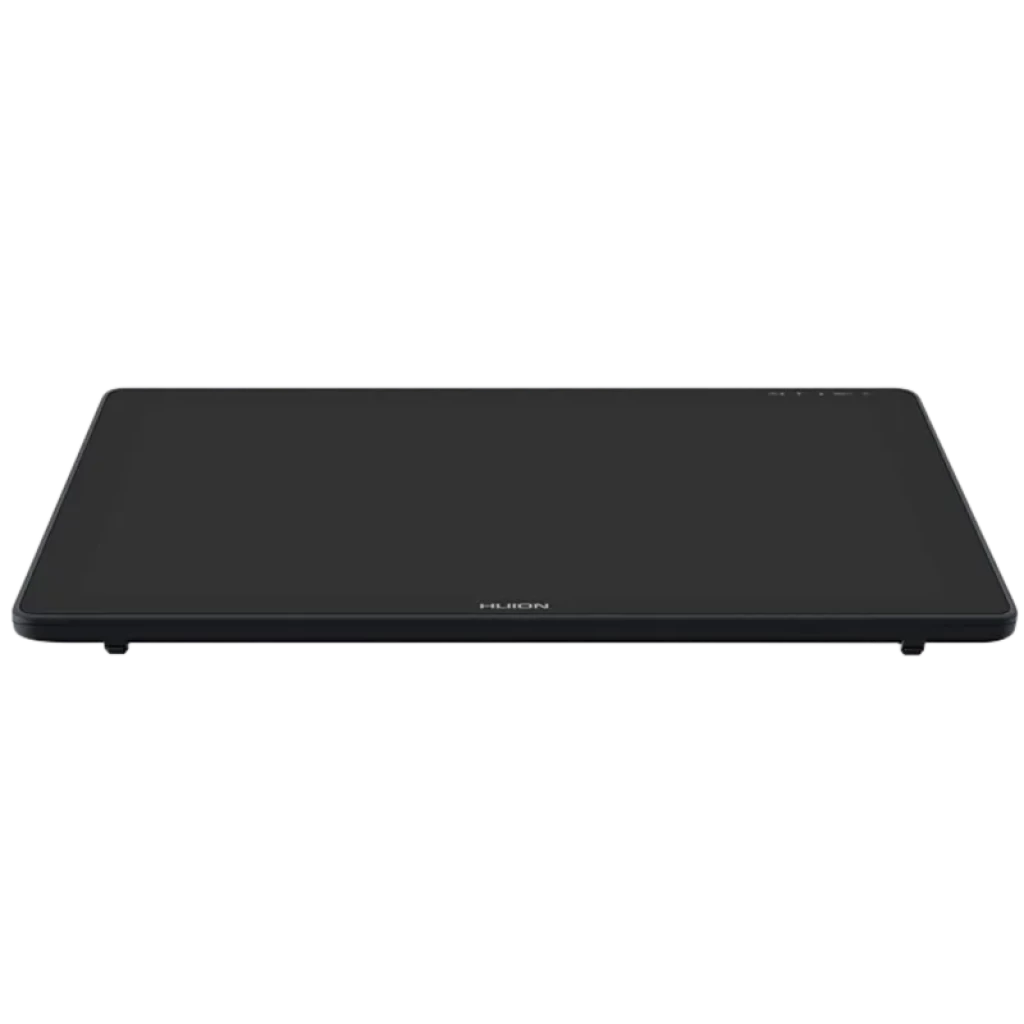 Pantalla gráfica Huion Kamvas 22 Plus de 21.5 pulgadas, panel mate Full HD sin bordes, superficie amplia y botones laterales mínimos, diseño delgado y