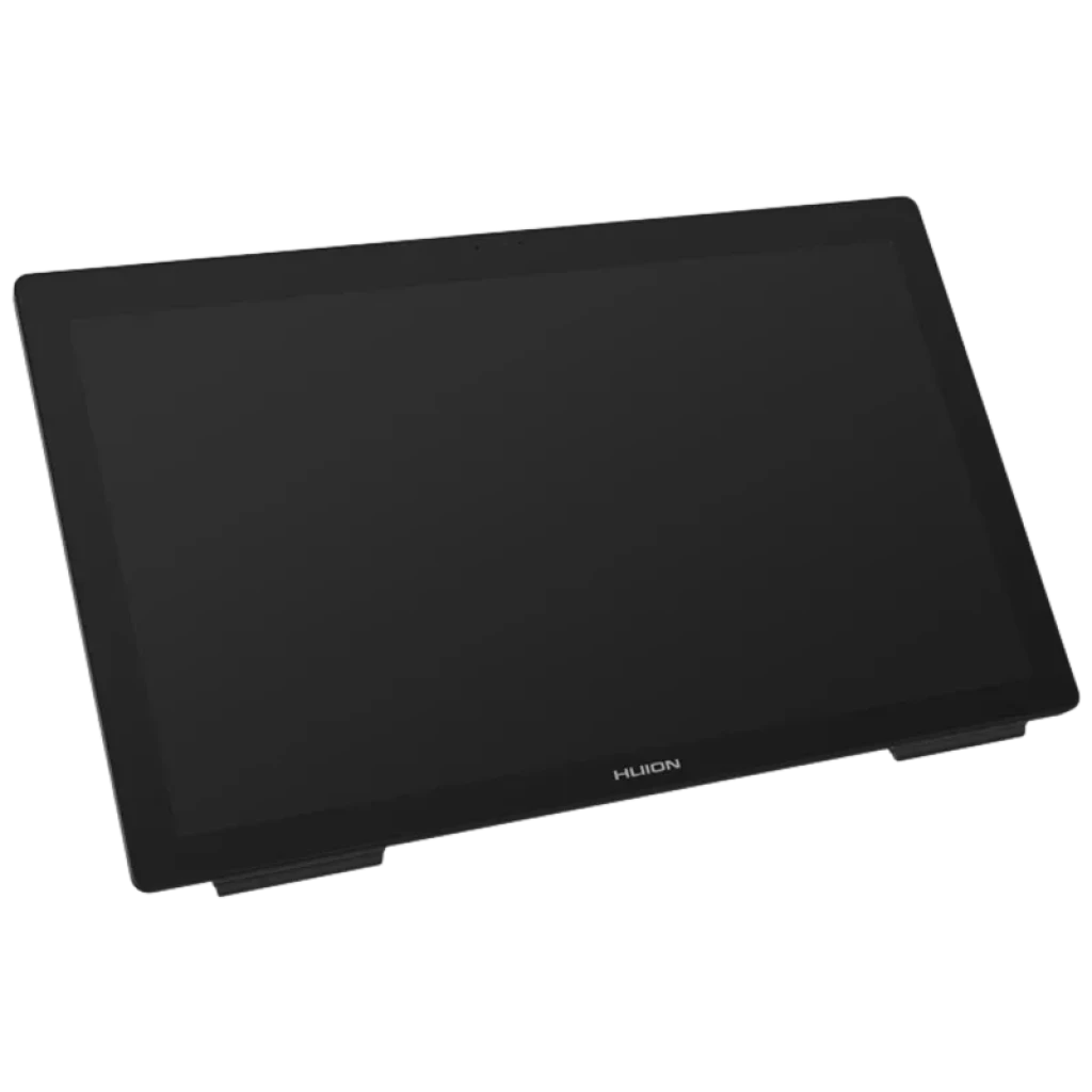 Pantalla táctil Huion Kamvas Studio 24 KS2401 de 24 pulgadas IPS QHD con biseles delgados, acabado negro mate y soporte integrado para dibujo digital