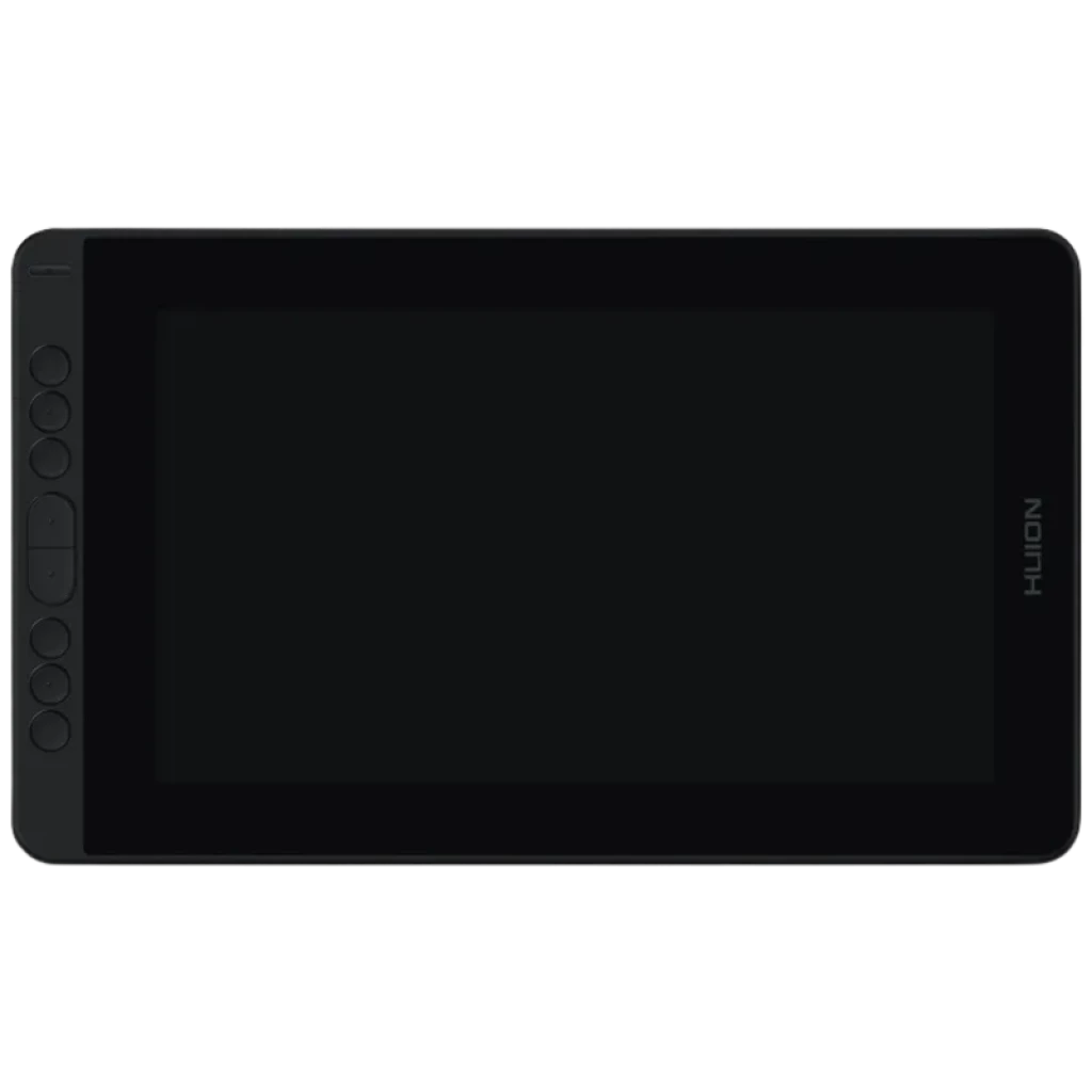 Huion Kamvas 12 GS1161 tableta gráfica 11,6 pulgadas con pantalla negra, 8 teclas rápidas laterales y bordes finos, incluye soporte para lápiz óptico