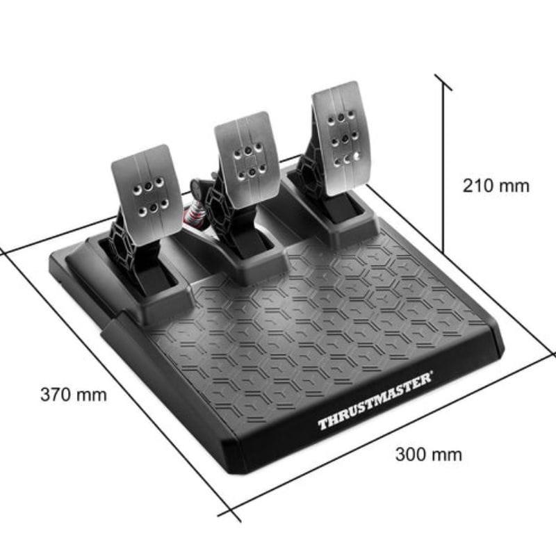Thrustmaster T248R Volante de simulación para PS4/ PS5/ PC , medidas de la pedalera