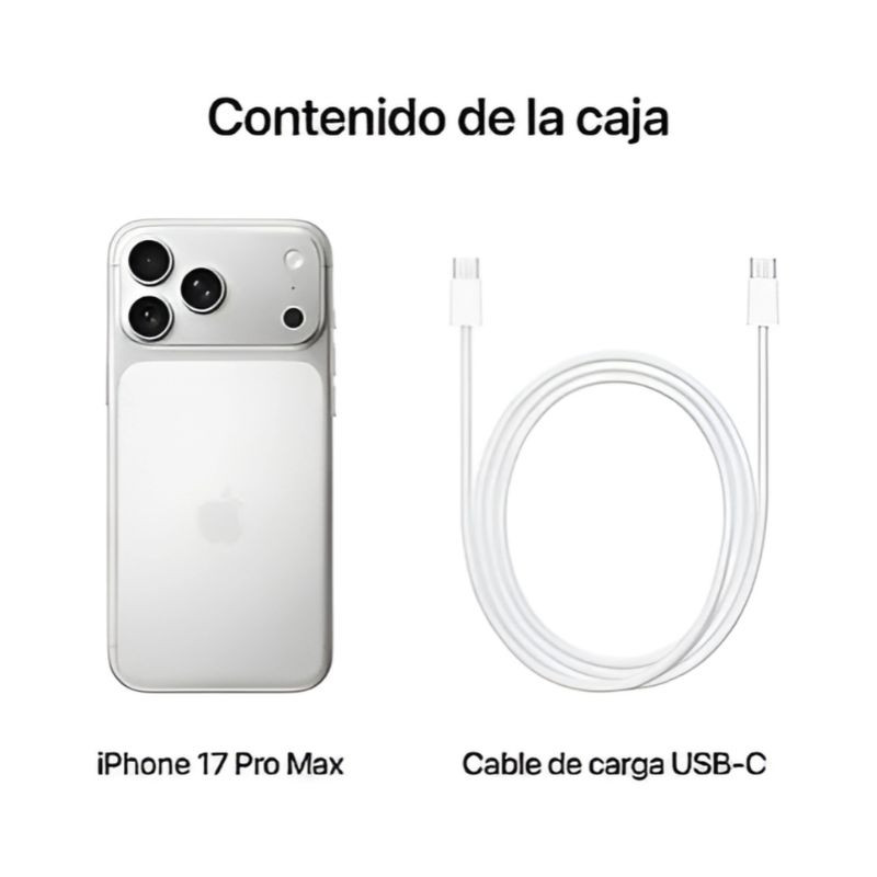 Contenu de iPhone 17 Pro Max Argent