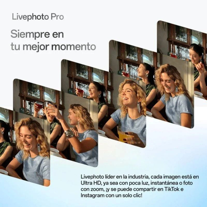 Oppo Reno14 5G 12GB/256GB Opal White , imágenes en Ultra HD