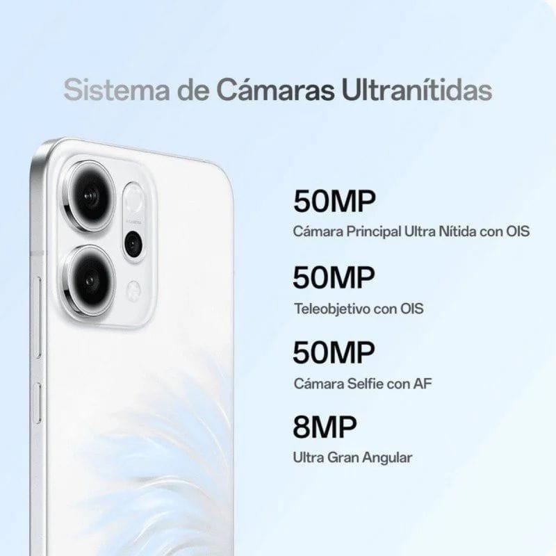 Oppo Reno14 FS 5G 12GB/512GB Opal Blue, sistema de cámaras ultra nítidas
