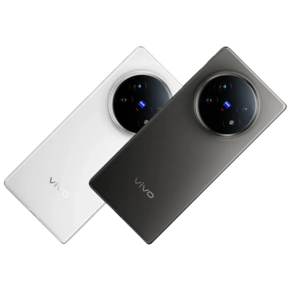 Vivo X Fold 5 16GB/512GB Gris Titanio con dos módulos traseros: acabado mate en gris y blanco, gran cámara circular ZEISS con múltiple lente y flash