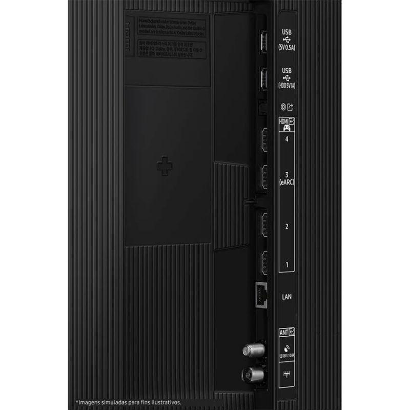 Samsung TQ65QN70FAU 65" 4K Ultra HD Neo QLED Smart TV WiFi Noir, connecteurs et ports