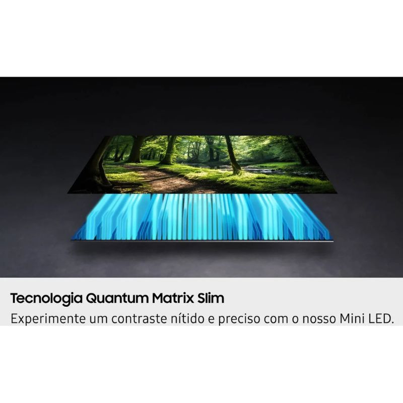 Samsung TQ65QN70FAU 65" 4K Ultra HD Neo QLED Smart TV WiFi Noir, contraste accru grâce à la technologie Guantum Matix Slim