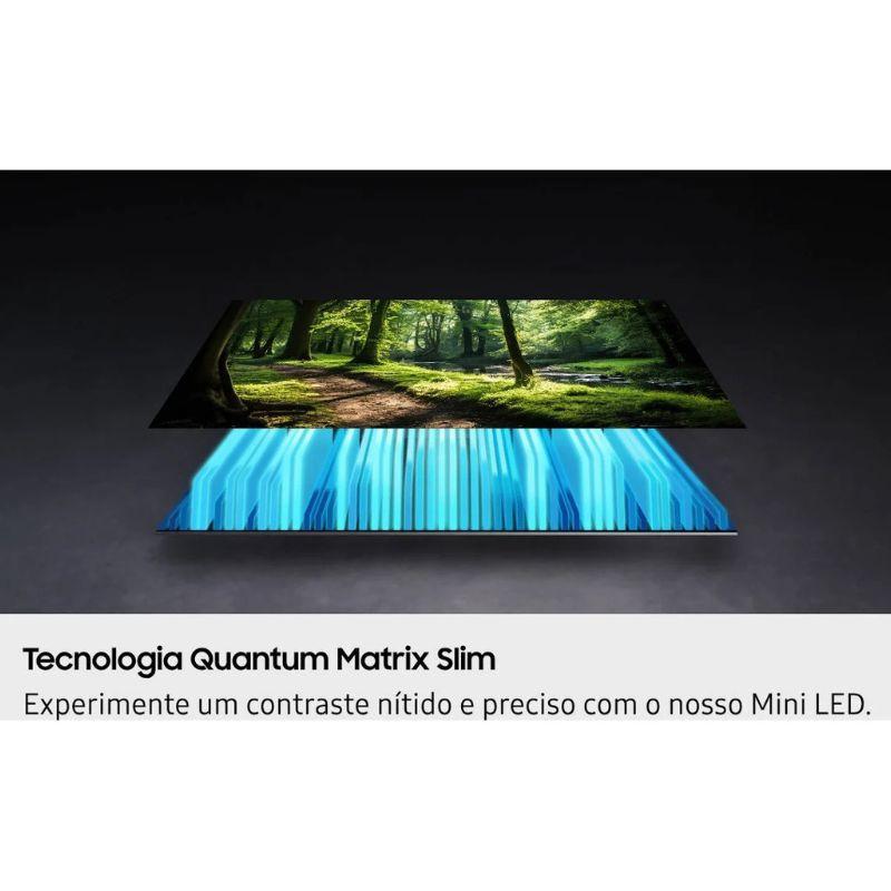 Samsung TQ65QN70FAU 65" 4K Ultra HD Neo QLED Smart TV WiFi Noir, contraste accru grâce à la technologie Guantum Matix Slim