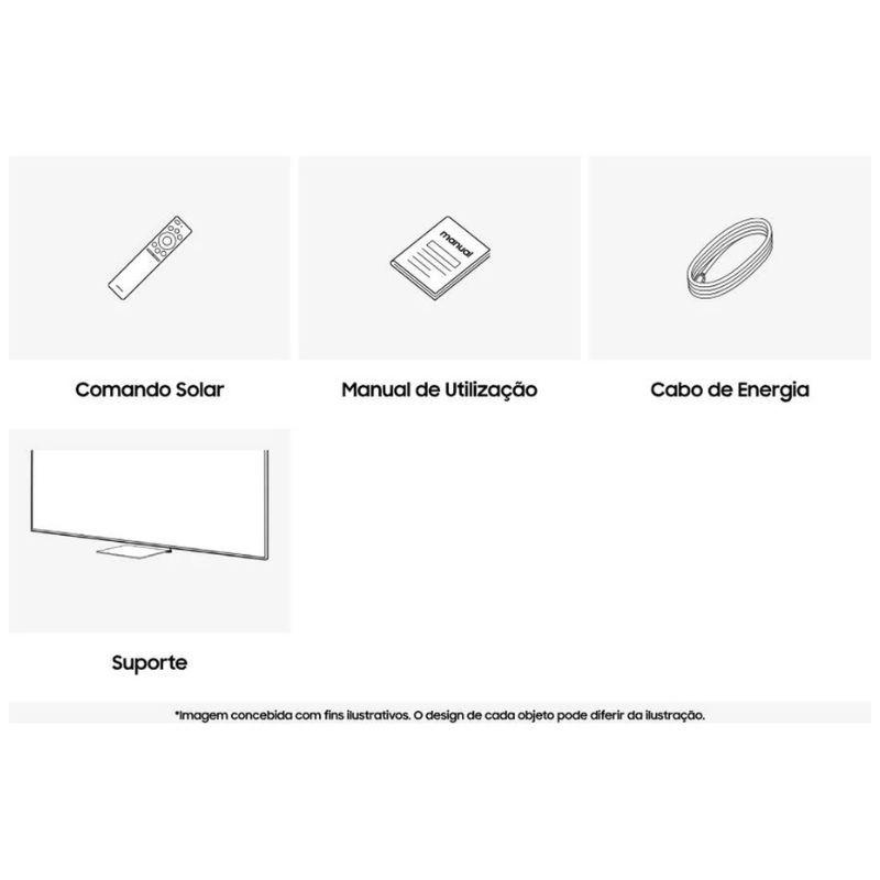 Samsung QN90F TQ50QN90FAT 50 4K Ultra HD Neo QLED Smart TV Negro, contenido del paquete