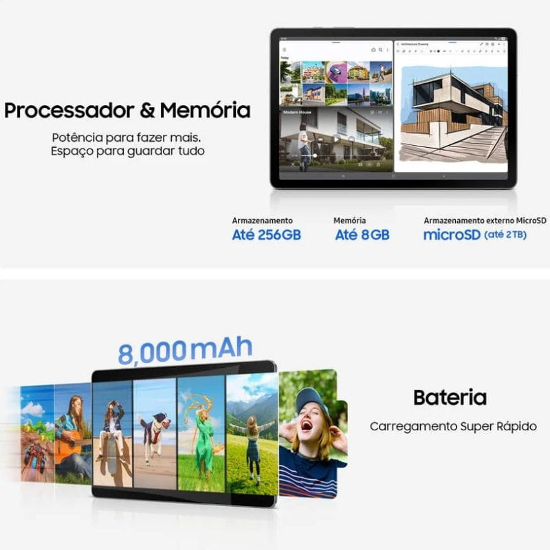 Samsung Galaxy Tab S10 Lite 10.9" 6GB/128GB Wi-Fi 6 Gris, características