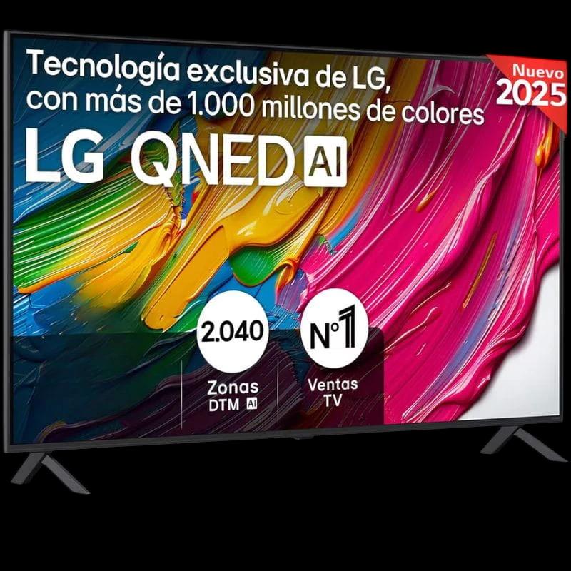 LG AI 55QNED80A6A 55 4K Ultra HD QNED Smart TV Negro