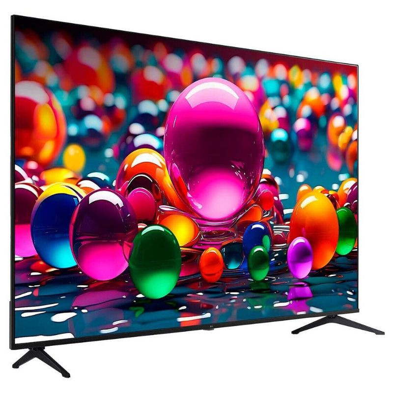 LG 75UA74006LB 75" 4K Ultra HD Smart TV Preto, vista frontal