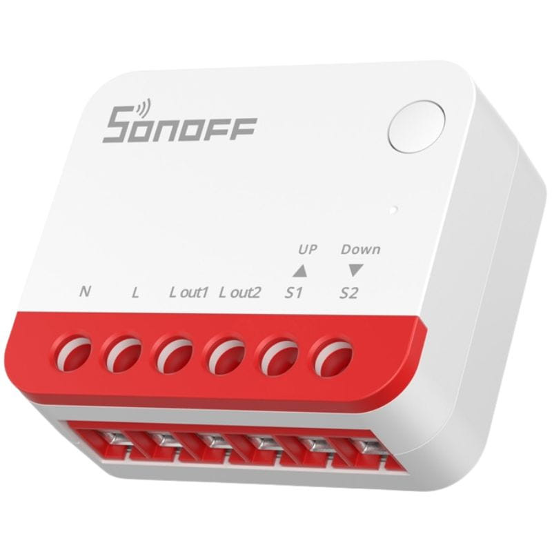 Sonoff MINI-ZBRBS mini-commutateur intelligent ZigBee, image des connecteurs