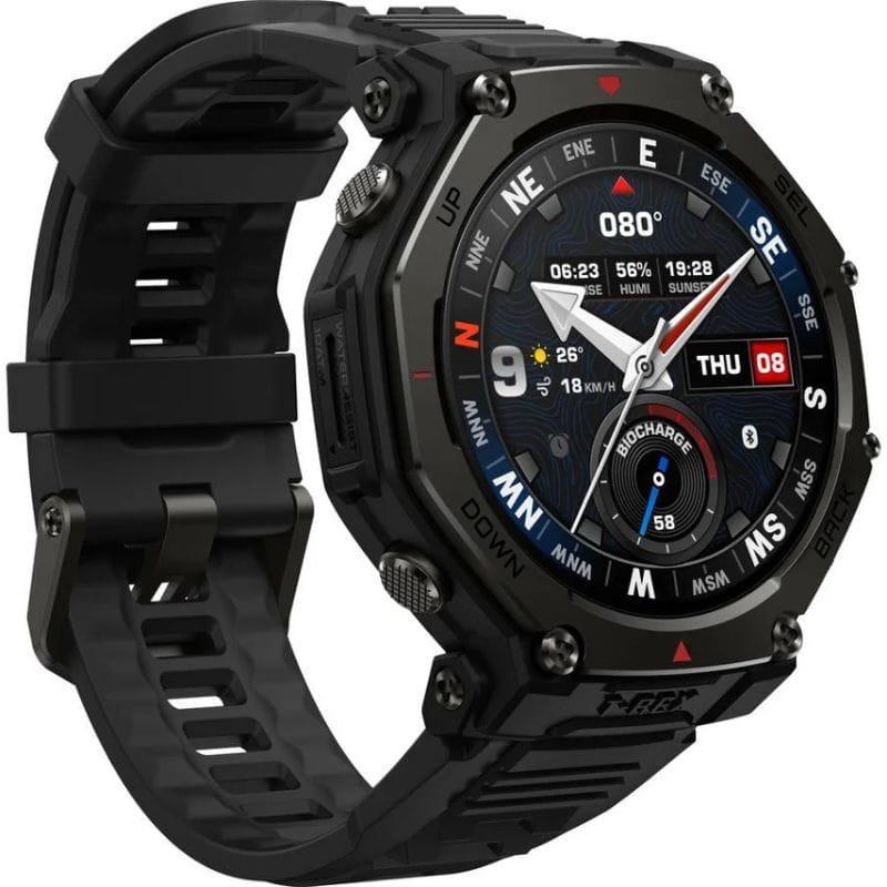 Amazfit T-Rex 3 Pro Negro, imagen lateral