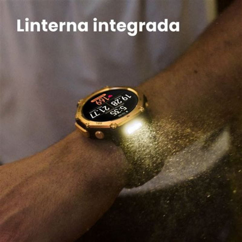 Amazfit T-Rex 3 Pro Negro, con linterna integrada