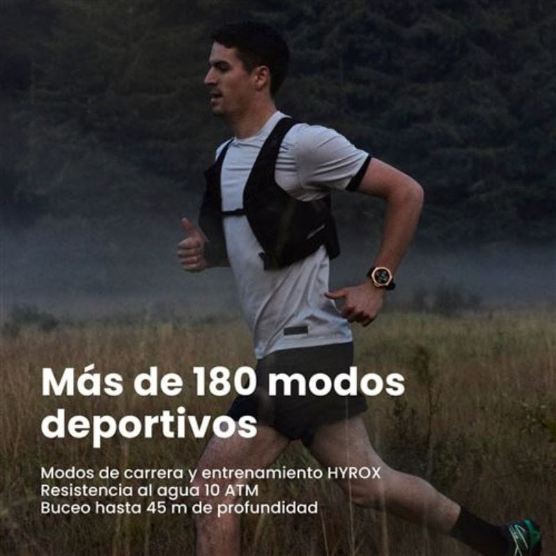 Amazfit T-Rex 3 Pro Negro, mas de 180 modos deportivos
