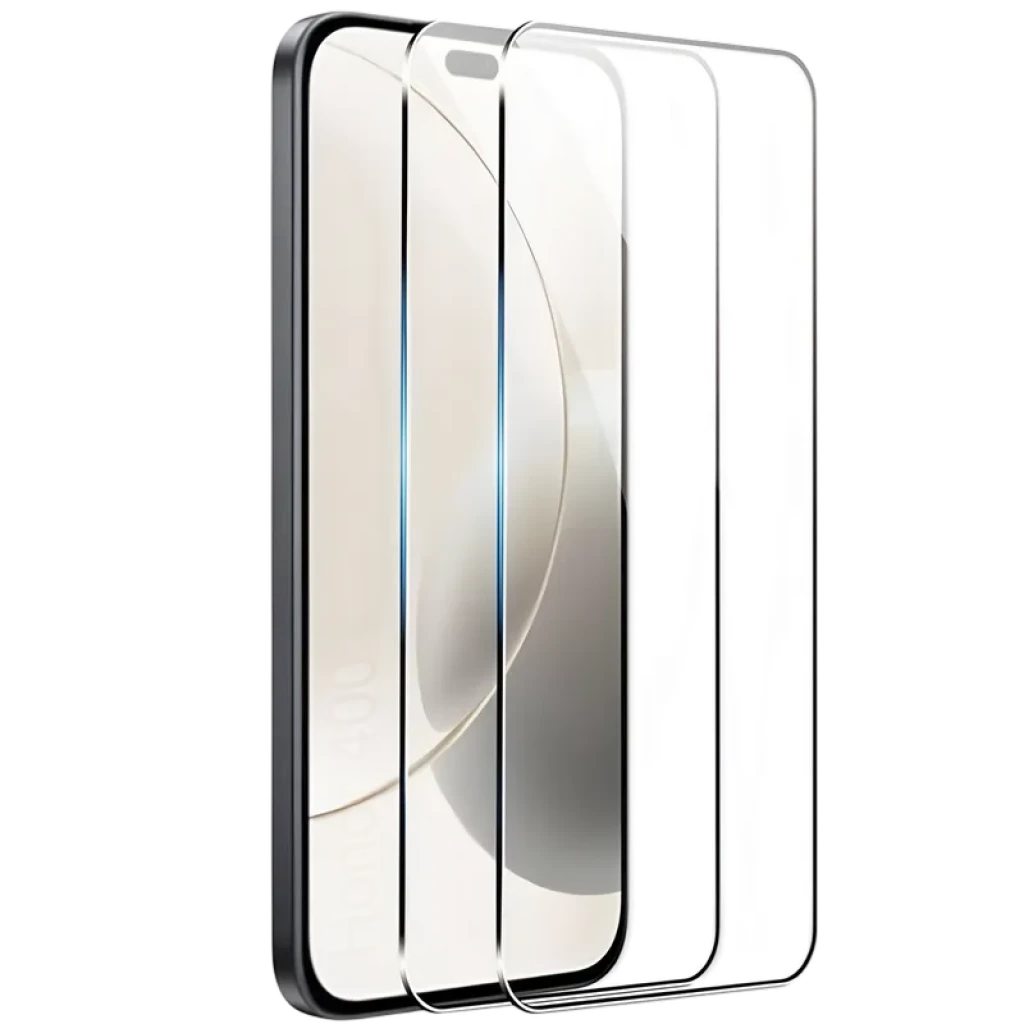 Pacote com 2 protetores de vidro temperado Honor 400 Pro