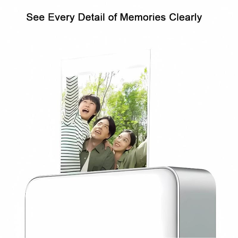 Pegatinas de papel fotográfico de sublimación para Xiaomi Photo Printer Pro (50 hojas), imagen imprimiendo