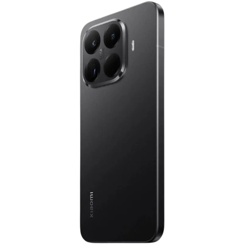 Xiaomi 15T Pro 12GB/512GB Negro con cuerpo metálico mate, bordes planos y módulo trasero de triple cámara grande con flash en la esquina superior izquierda