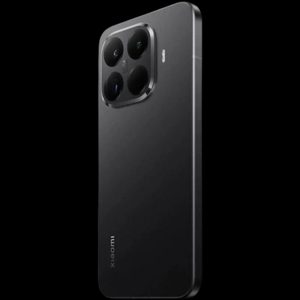 Xiaomi 15T Pro 12GB/512GB Negro con cuerpo metálico mate, bordes planos y módulo trasero de triple cámara grande con flash en la esquina superior izquierda