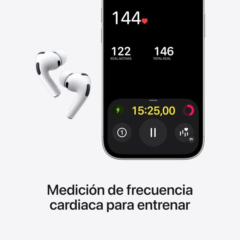 Frecuencia cardíaca de Apple AirPods Pro (3ra Generación) Blanco