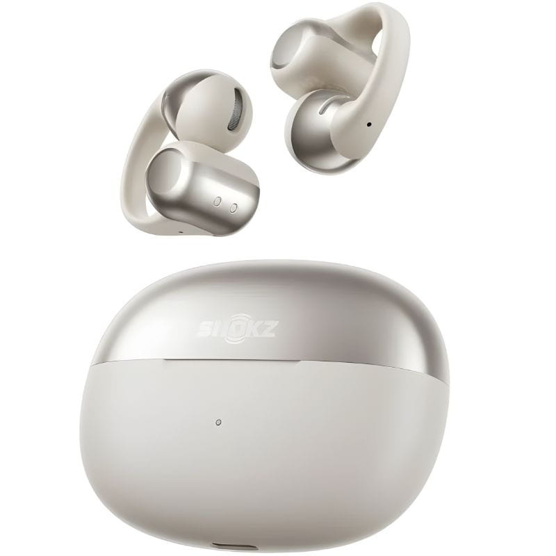 SHOKZ OpenDots ONE Gris Auriculares de clip, imagen en el estuche de carga