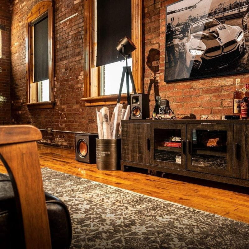 Klipsch R 41-PM Reference Black (Par), Preto, imagem real