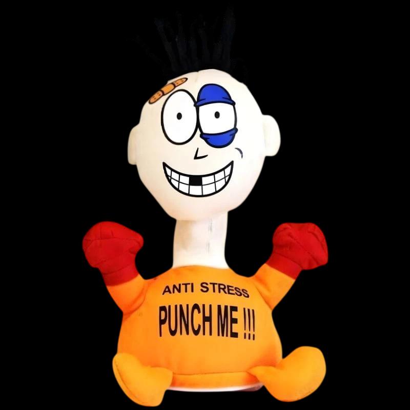 Muñeco Pablo Anti Stress "Punch Me" Naranja