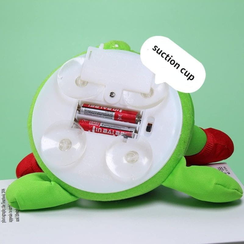 Muñeco Pablo Anti Stress “Punch Me” naranja con guantes rojos, cabeza elástica y gesto cómico; ideal para golpear y aliviar estrés.