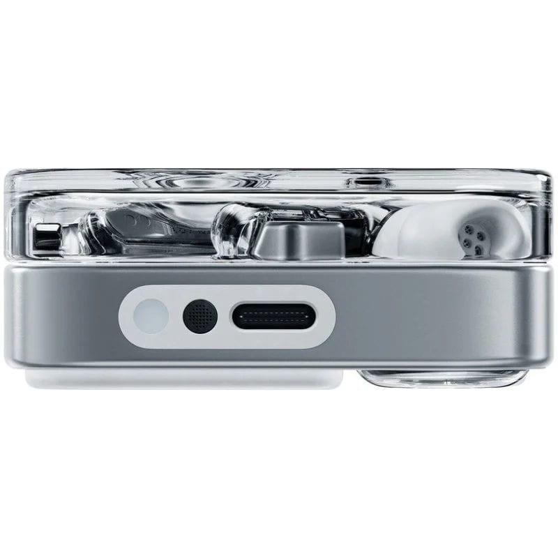 Nothing Ear (3) Branco imagem dos conectores do estojo de carregamento