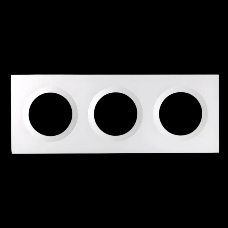 SONOFF EF3G Blanco - Marco triple para interruptores inteligentes de pared
